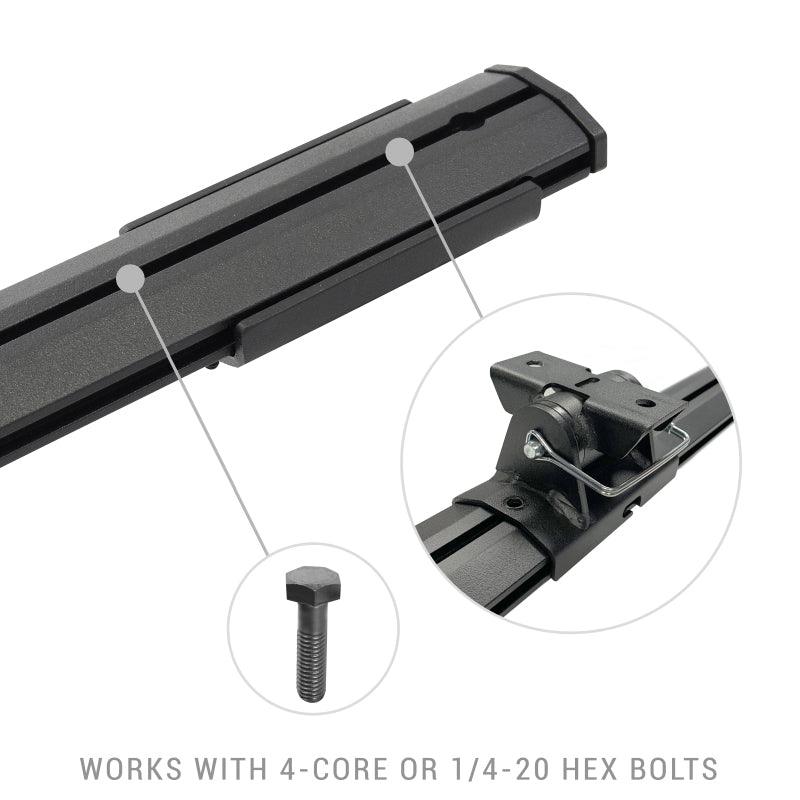 Go Rhino 20-22 Jeep Gladiator JT/16-22 Toy. Tacoma/05-21 Nssn Frontier XRS Cross Bars Kit - Tex. Blk - Corvette Realm