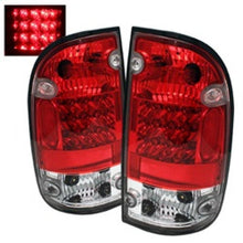 Load image into Gallery viewer, Spyder Toyota Tacoma 01-04 LED Tail Lights Red Clear ALT-YD-TT01-LED-RC - Corvette Realm