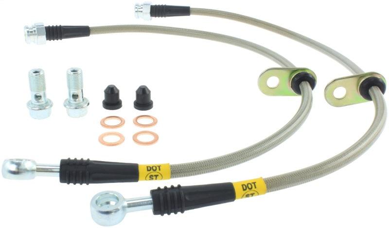 StopTech 09 Acura TSX / 08 Honda EX/EX-L / 09 Accord Coupe & Sedan Stainless Steel Front Brake Lines - Corvette Realm