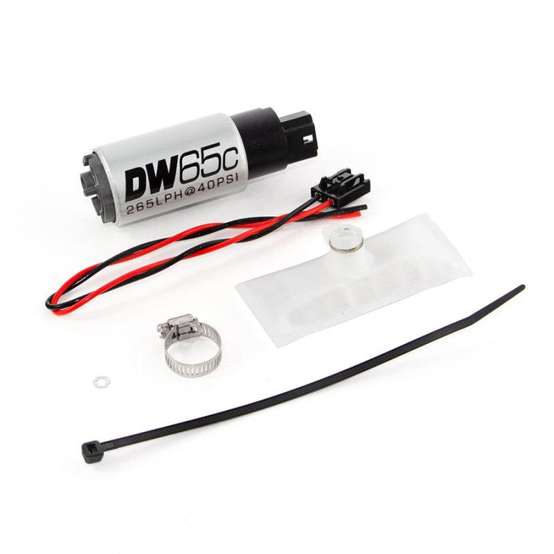DeatschWerks 88-91 BMW 325i DW65C 265lph Compact Fuel Pump w/ Install Kit (w/o Mounting Clips) - Corvette Realm