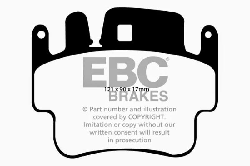 EBC 98-05 Porsche 911 (996) (Cast Iron Rotor only) 3.4 Carrera 2 Bluestuff Front Brake Pads - Corvette Realm