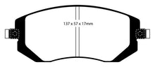 Load image into Gallery viewer, EBC 04-06 Saab 9-2X 2.0 Turbo Yellowstuff Front Brake Pads - Corvette Realm