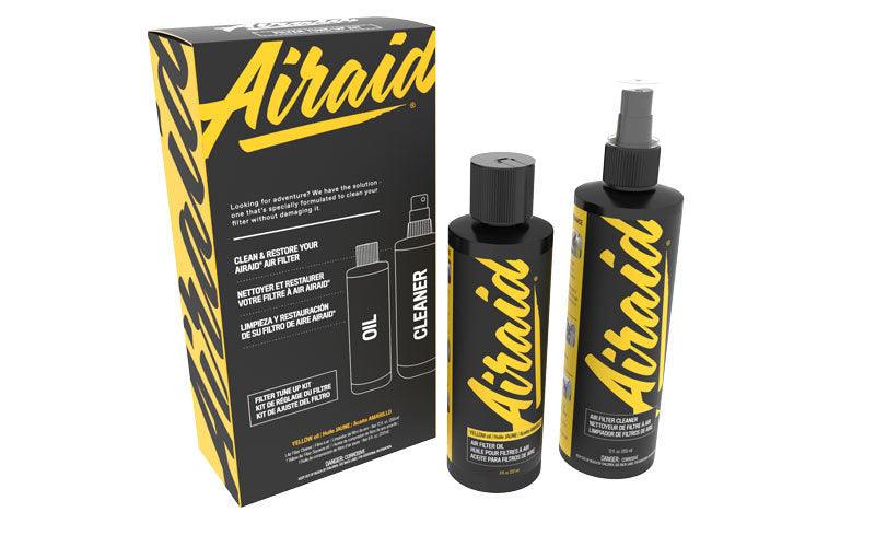 Airaid Renew Kit - 12oz Cleaner / 8oz Squeeze Oil - Yellow - Corvette Realm