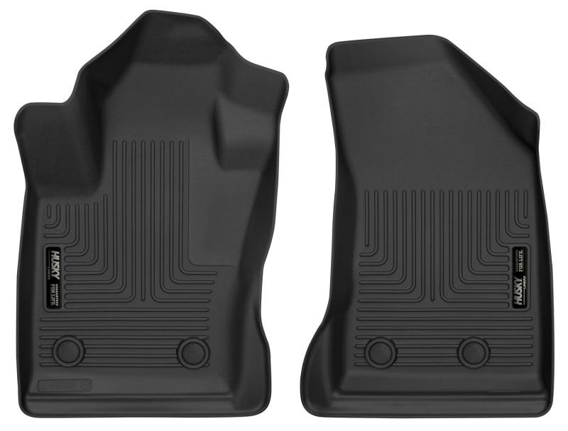 Husky Liners 17-18 Jeep Compass X-Act Contour Black Front Floor Liners - Corvette Realm