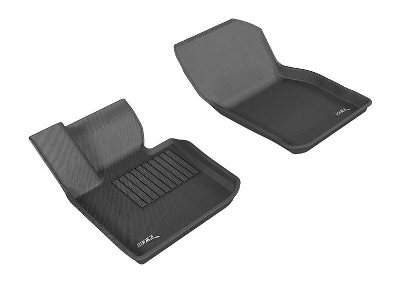 3D MAXpider 2014-2019 Mini Hardtop 2-Door/Convertible Kagu 1st Row Floormat - Black - Corvette Realm