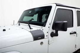 Bushwacker 07-18 Jeep Wrangler Trail Armor Cowl Cover - Black - Corvette Realm