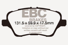 Load image into Gallery viewer, EBC 13+ Ford Fiesta 1.6 Turbo ST Redstuff Front Brake Pads - Corvette Realm