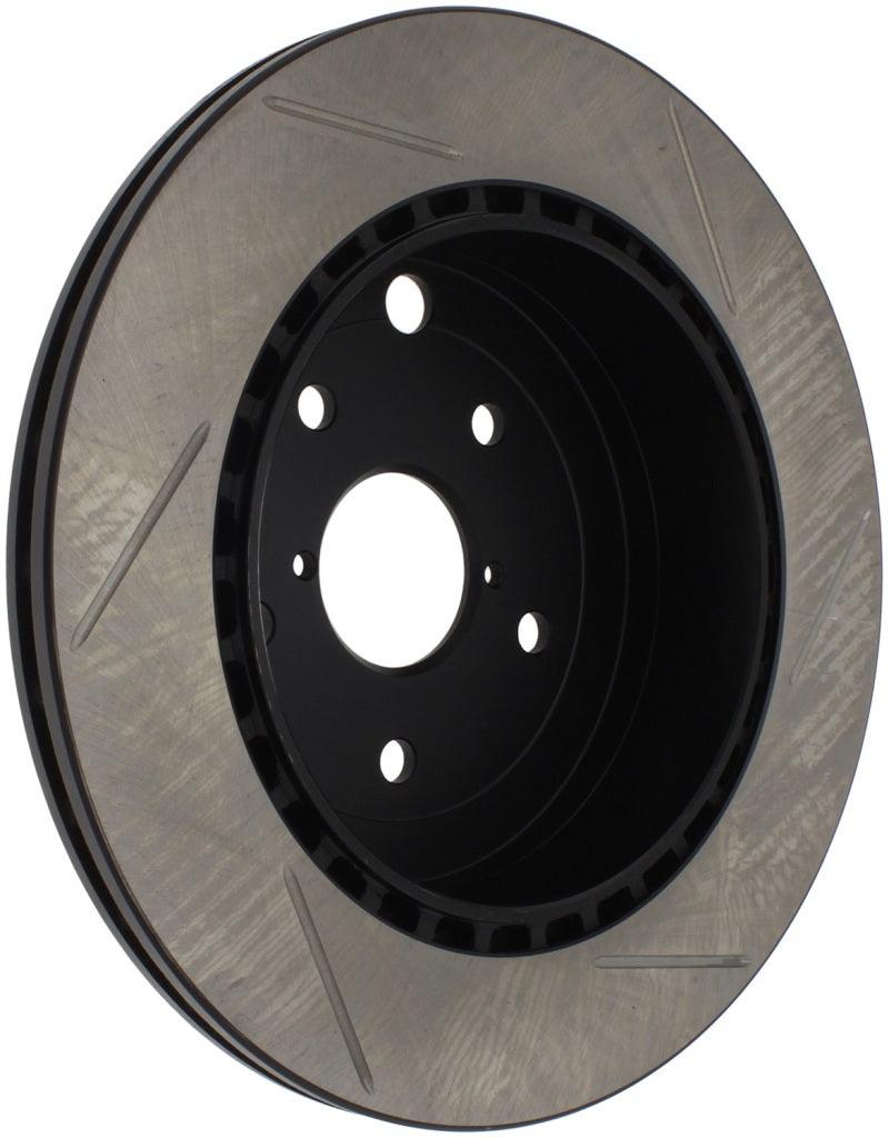 StopTech Power Slot 08-10 Subaru Impreza STi Rear Right Slotted Rotor - Corvette Realm