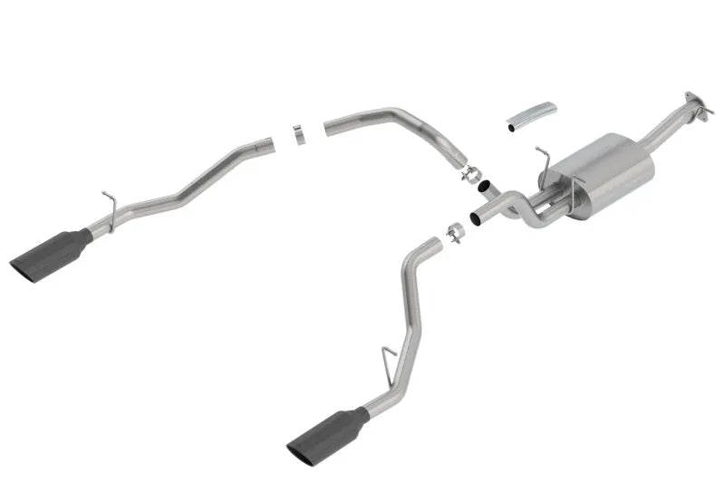 Borla 19-24 RAM 1500 5.7L V8 AT 4DR Crew Cab Short Bed S-Type SS Catback Exhaust - Black Chrome Tip