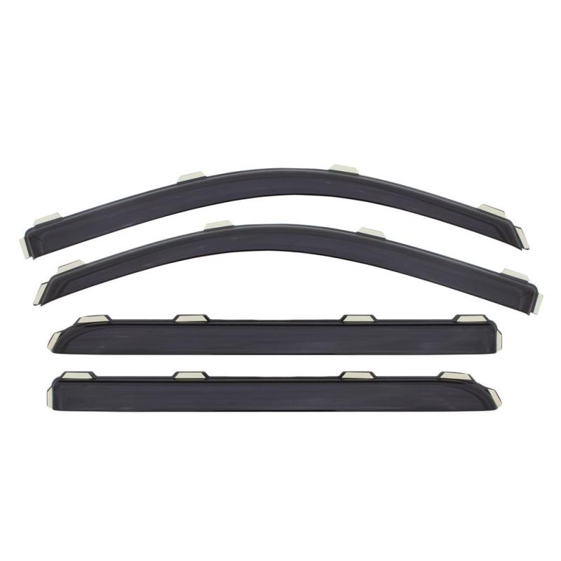 AVS 02-06 Toyota Camry Ventvisor In-Channel Front & Rear Window Deflectors 4pc - Smoke