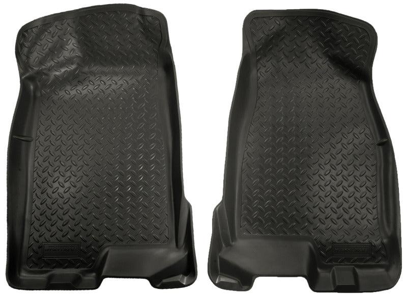 Husky Liners 04-12 Chevy Colorado/GMC Canyon Crew Cab Classic Style Black Floor Liners - Corvette Realm