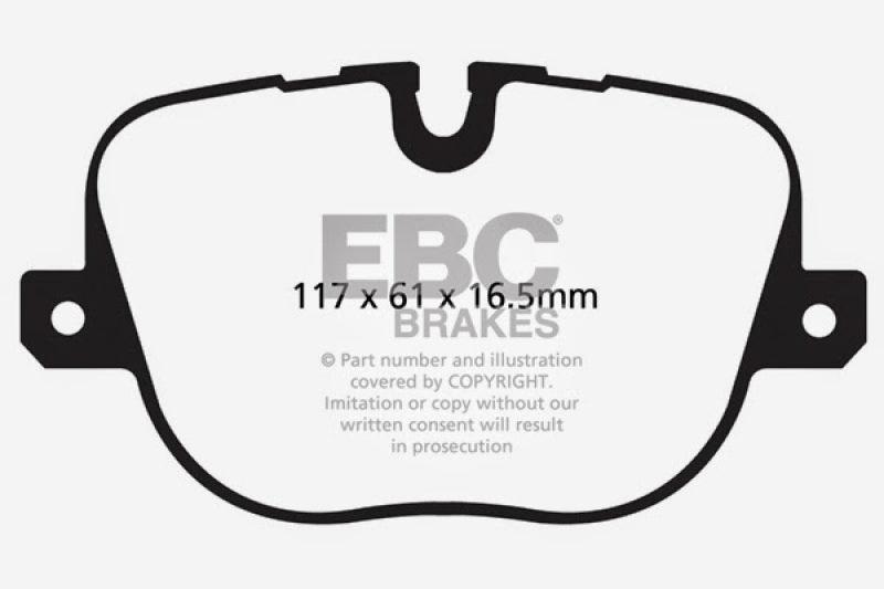EBC 10-12 Land Rover Range Rover 5.0 Supercharged Greenstuff Rear Brake Pads - Corvette Realm