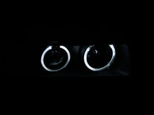 Load image into Gallery viewer, ANZO 1992-1998 BMW 3 Series E36 Projector Headlights w/ Halo Black G2 1 pc