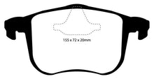 Load image into Gallery viewer, EBC 06-11 Saab 9-3 2.0 Turbo (Aero) Yellowstuff Front Brake Pads - Corvette Realm