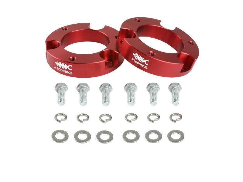 aFe CONTROL 2.0 IN Leveling Kit 05-21 Toyota 4Runner/FJ Cruiser/Tacoma - Red - Corvette Realm