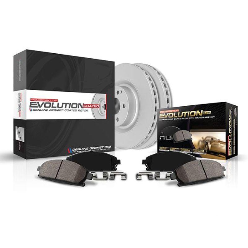 Power Stop 18-20 Subaru WRX STI Front Z17 Coated Brake Kit - Corvette Realm