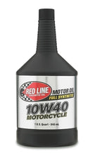 Load image into Gallery viewer, Red Line 10W40 Motorcycle Oil - Quart - Corvette Realm