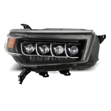 Load image into Gallery viewer, AlphaRex 10-13 Toyota 4Runner NOVA LED Projector Headlights Plank Style Black w/Seq Signal/DRL - Corvette Realm