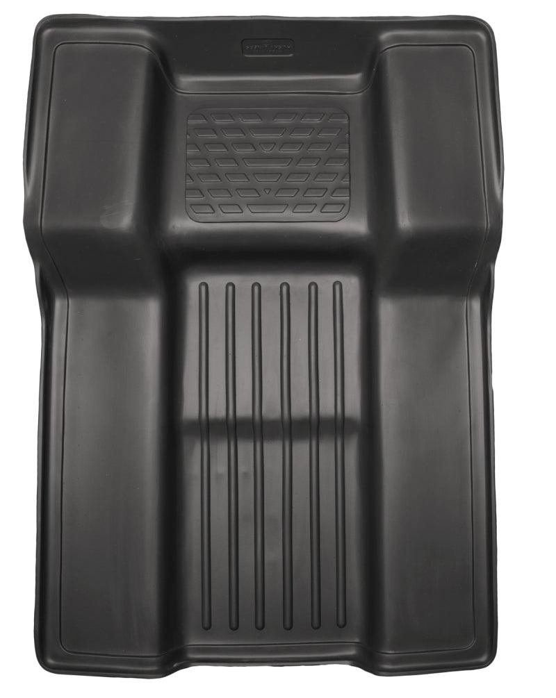 Husky Liners 07-10 GM Escalade/Tahoe/Yukon WeatherBeater Black Walkway (2nd Row Bucket) Floor Liners - Corvette Realm