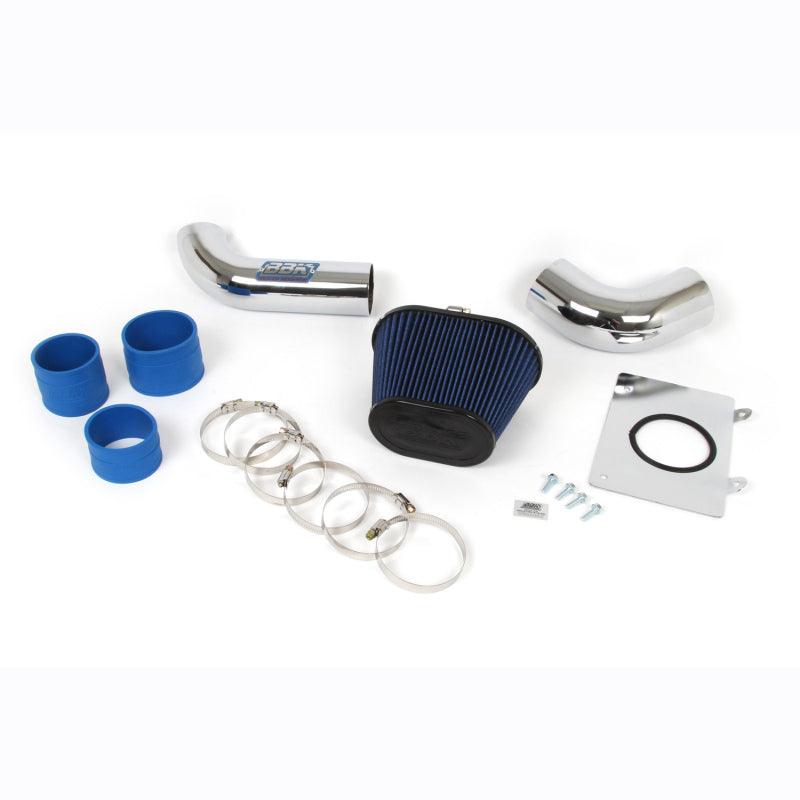 BBK 86-93 Mustang 5.0 Cold Air Intake Kit - Fenderwell Style - Chrome Finish - Corvette Realm
