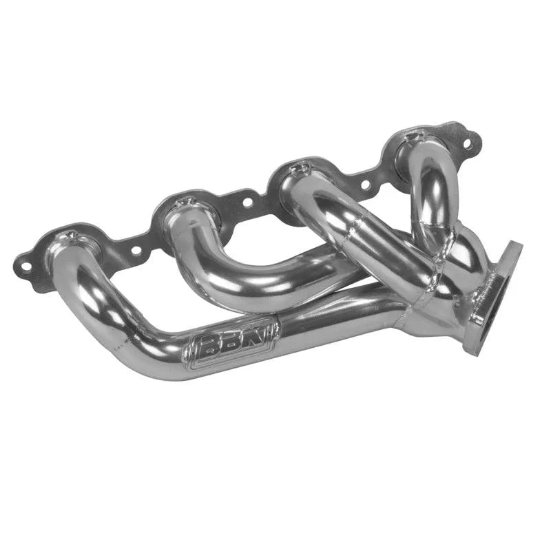 BBK 14-18 GM Truck 5.3/6.2 1 3/4in Shorty Tuned Length Headers - Polished Silver Ceramic - Corvette Realm