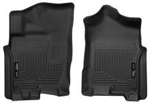 Load image into Gallery viewer, Husky Liners 17-24 Nissan Titan Crew Cab/16-24 Titan XD Crew Cab X-Act Front Floor Liner Set Black - Corvette Realm