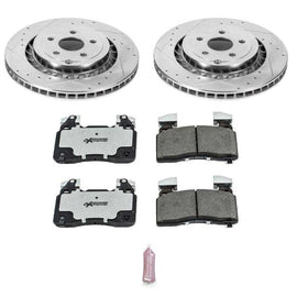 Power Stop 14-17 Chevrolet SS Front Z26 Street Warrior Brake Kit - Corvette Realm
