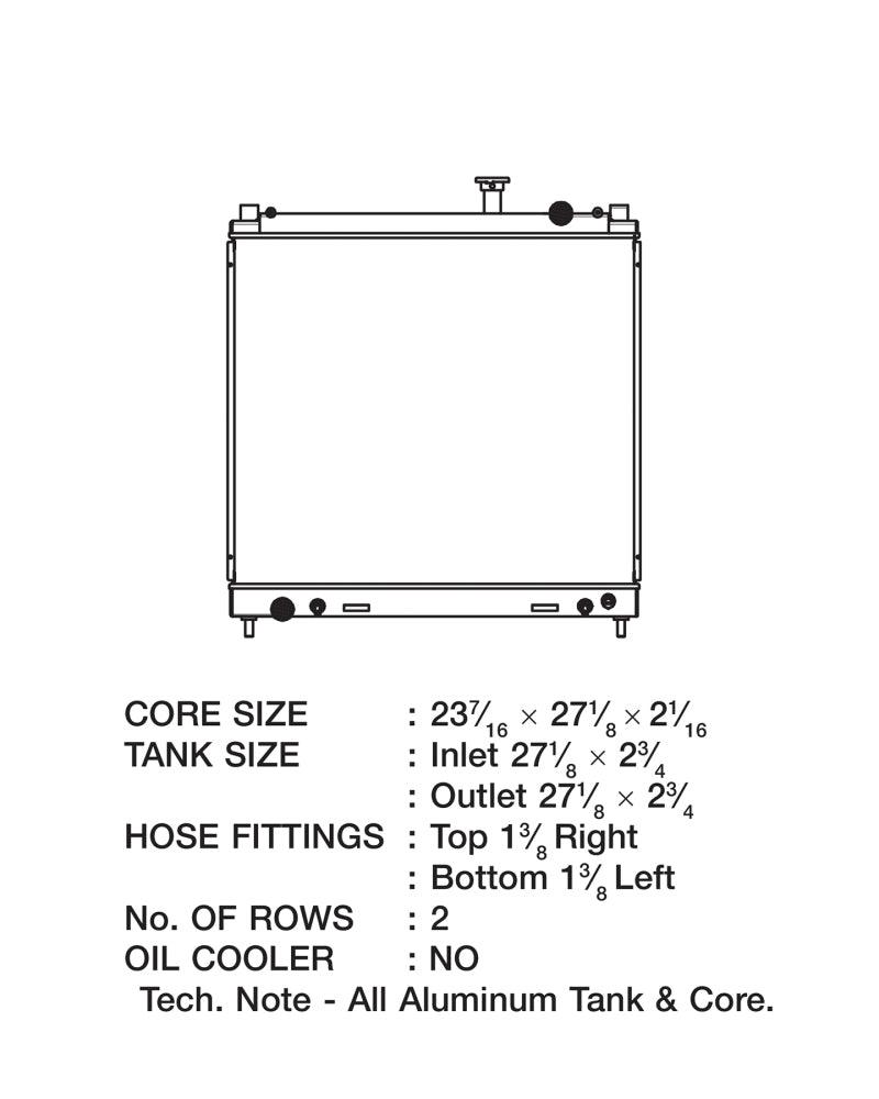 CSF 04-15 Nissan Titan Armada Radiator - Corvette Realm