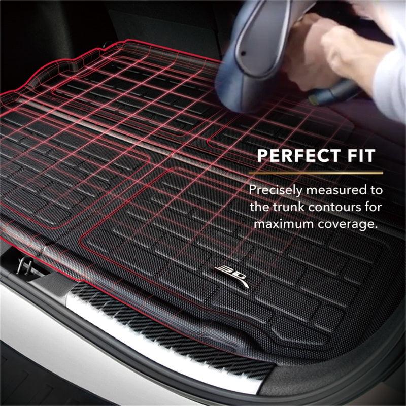 3D MAXpider 2014-2020 Acura MDX Kagu Cargo Liner - Black - Corvette Realm