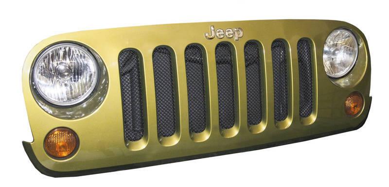 DV8 Offroad 2007-2018 Jeep JK Black Mesh Grille - Corvette Realm