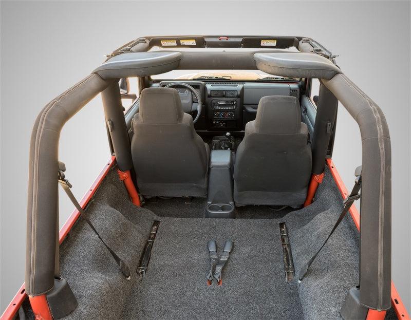 BedRug 03-06 Jeep LJ Unlimited Rear 4pc Cargo Kit (Incl Tailgate & Tub Liner) - Corvette Realm