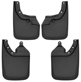 Husky Liners 16-22 Toyota Tacoma w/ OE Fender Flares Front and Rear Mud Guards - Black - Corvette Realm