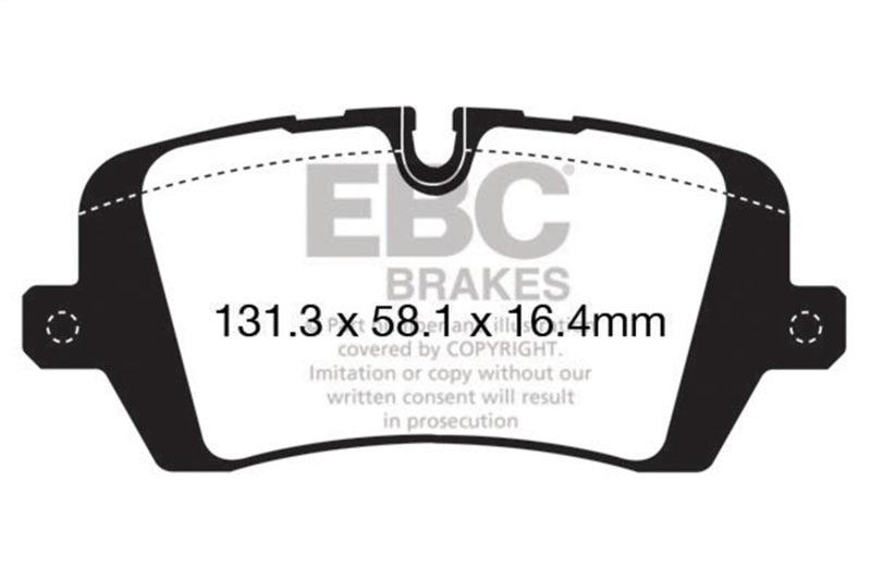 EBC 13+ Land Rover Range Rover 3.0 Supercharged Greenstuff Rear Brake Pads - Corvette Realm