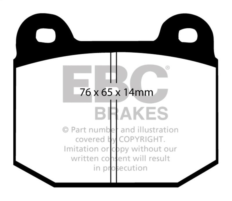 EBC 99-03 Mitsubishi Lancer Evolution 2.0 Turbo Bluestuff Rear Brake Pads - Corvette Realm