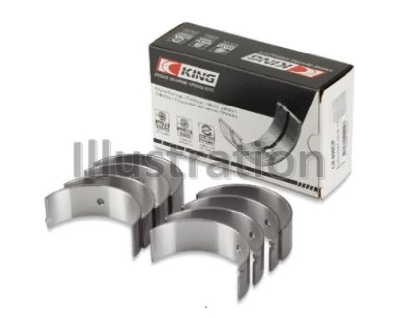 King 91-04 Nissan 146CI/2.4L KA24DE L4/89-97 146CI/2.4L KA24E L4 Rod Bearing Set - Size STD
