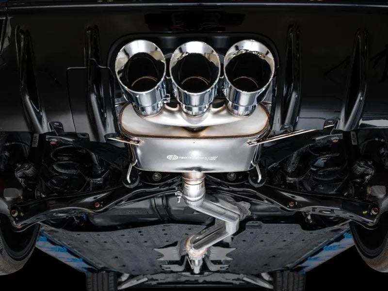 AWE Tuning 2023 Honda Civic Type R FL5 Touring Edition Exhaust w/ Triple Chrome Silver Tips - Corvette Realm