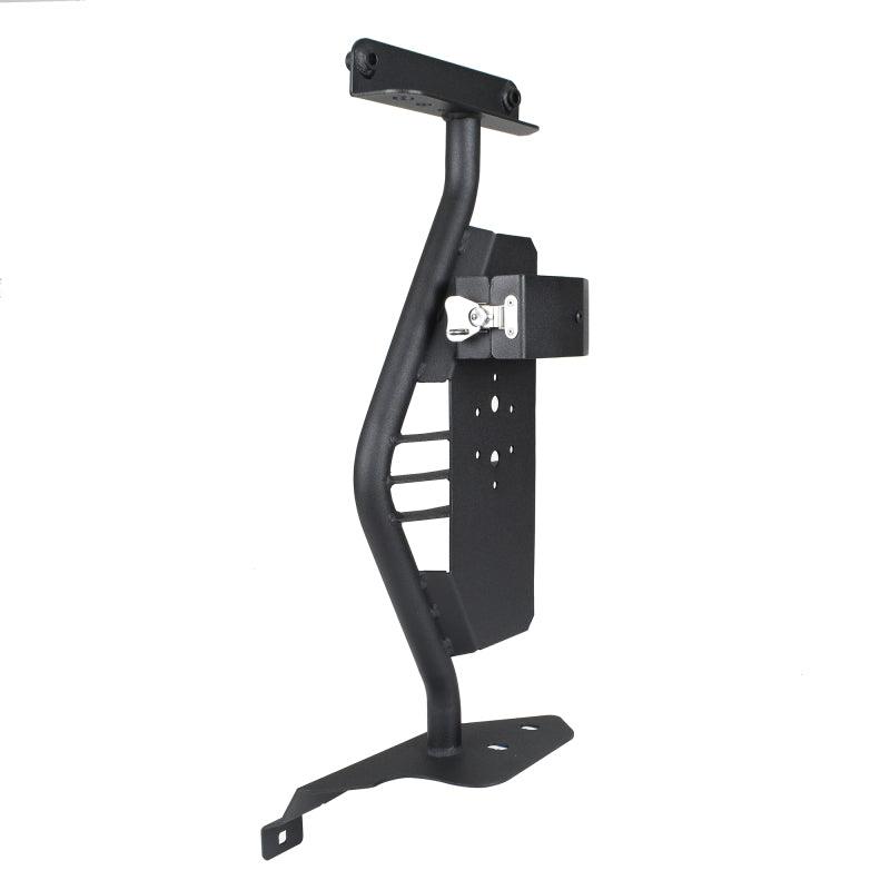 Go Rhino 18-24 Jeep Wrangler JL/JLU/JT Front Fender Jack Mount for Hi-Lift Jack - Tex. Blk - Corvette Realm