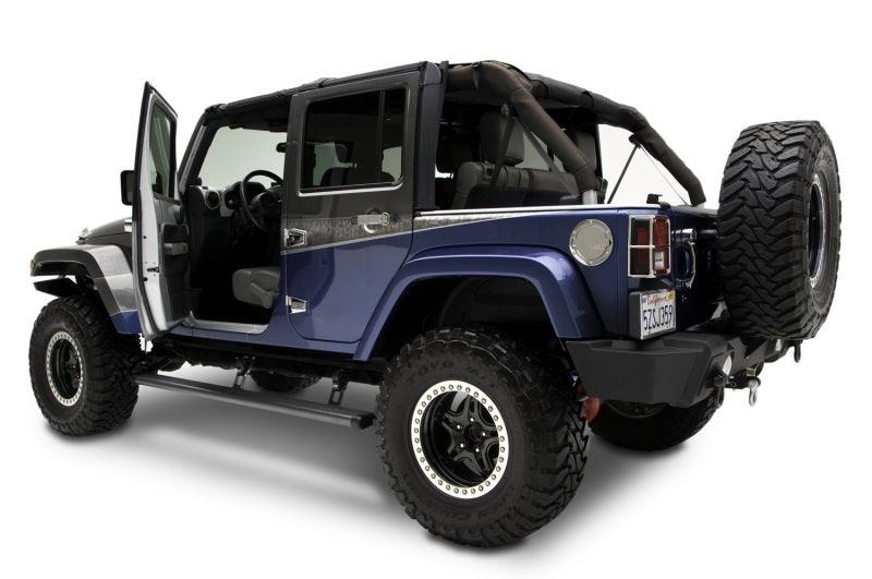 AMP Research 2007-2017 Jeep Wrangler JK 4 Door PowerStep - Black - Corvette Realm