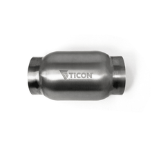 Load image into Gallery viewer, Ticon Industries 4in Body x 7in Length 3in Inlet/Outlet Titanium Bullet Resonator - Corvette Realm