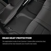 Load image into Gallery viewer, Husky Liners 19-23 Chevy Silverado 1500 CC X-Act Contour Black 2nd Seat Floor Liners (Full Coverage) - Corvette Realm