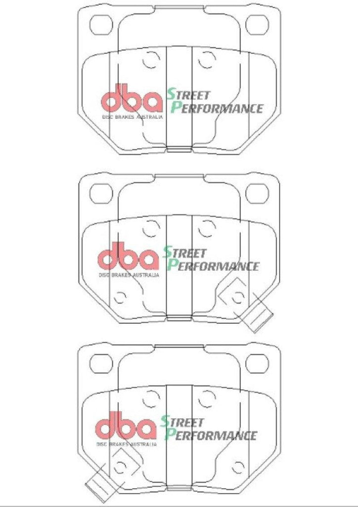 DBA 06-07 Subaru WRX SP500 Rear Brake Pads - Corvette Realm