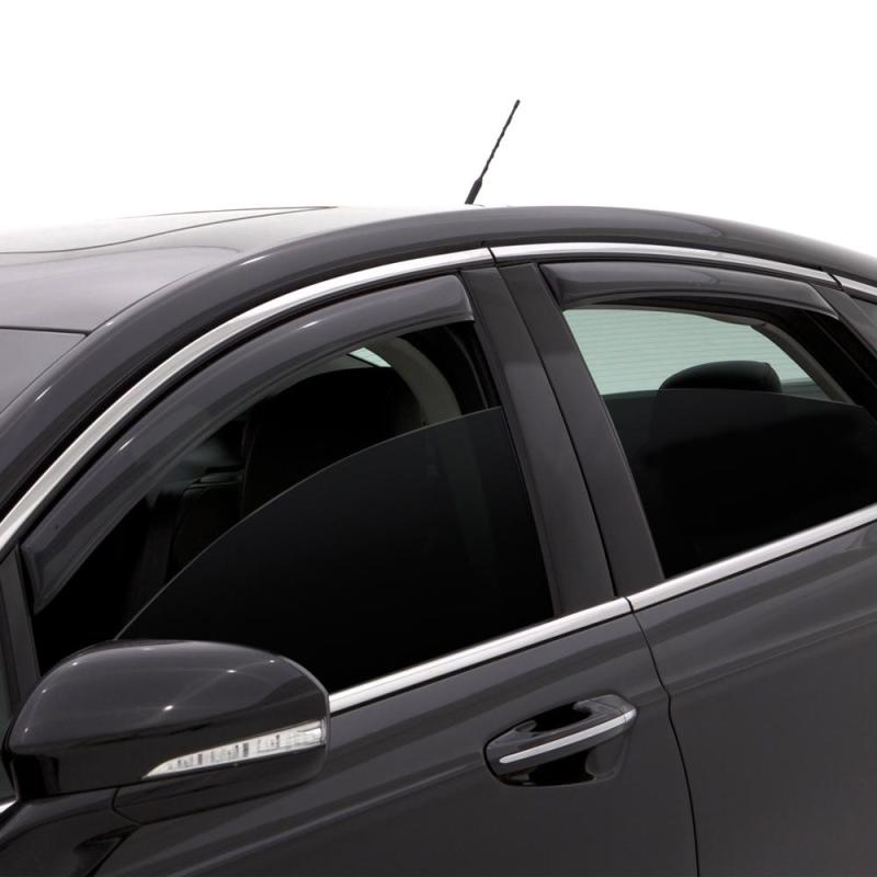 AVS 05-10 Jeep Grand Cherokee Ventvisor In-Channel Front & Rear Window Deflectors 4pc - Smoke