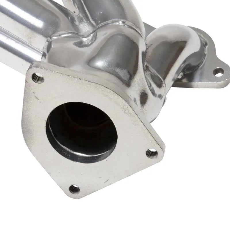 BBK 99-04 GM Truck SUV 4.8 5.3 Shorty Tuned Length Exhaust Headers - 1-3/4 Silver Ceramic - Corvette Realm