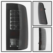 Load image into Gallery viewer, Spyder Dodge Ram 1500 09-14 LED Tail Lights Incandescent- Blk Smke ALT-YD-DRAM09-LED-BSM