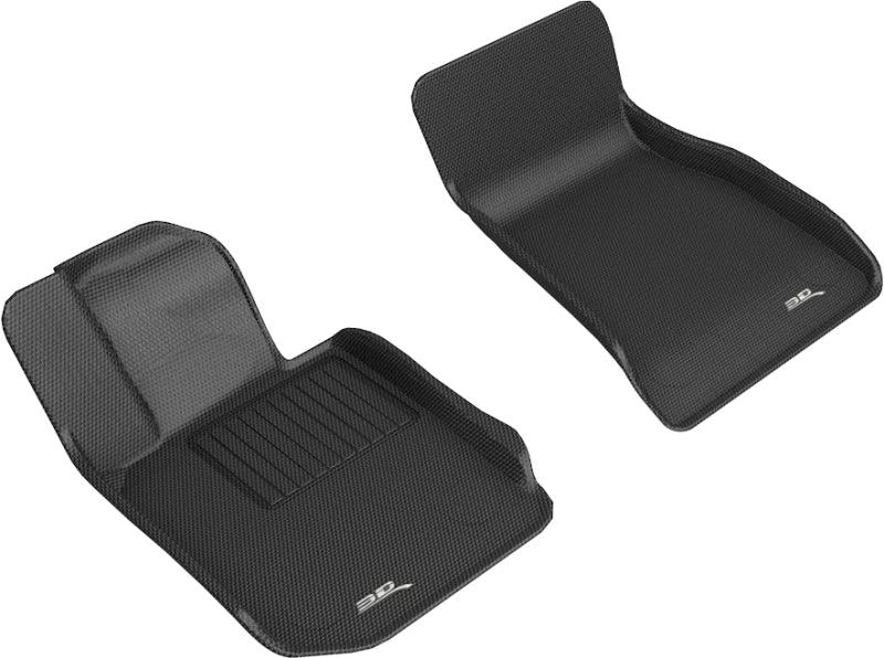 3D MAXpider 2019-2020 BMW 3 Series (G20) Kagu 1st Row Floormat - Black - Corvette Realm