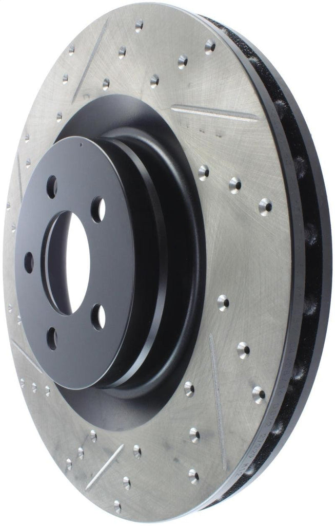 StopTech SportStop 06-09 Chrysler SRT-8 Front Right Drilled & Slotted Rotor - Corvette Realm