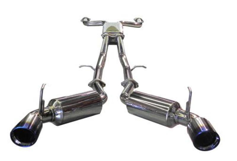 Injen 03-08 350Z Dual 60mm SS Cat-Back Exhaust w/ Built In Resonated X-Pipe - Corvette Realm