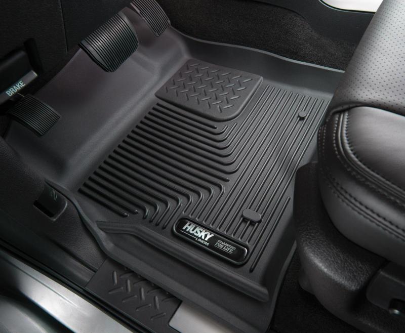 Husky Liners 19-24 JLU Jeep Wrangler 4 Door X-Act Contour Black Floor Liners (2nd Seat) - Corvette Realm