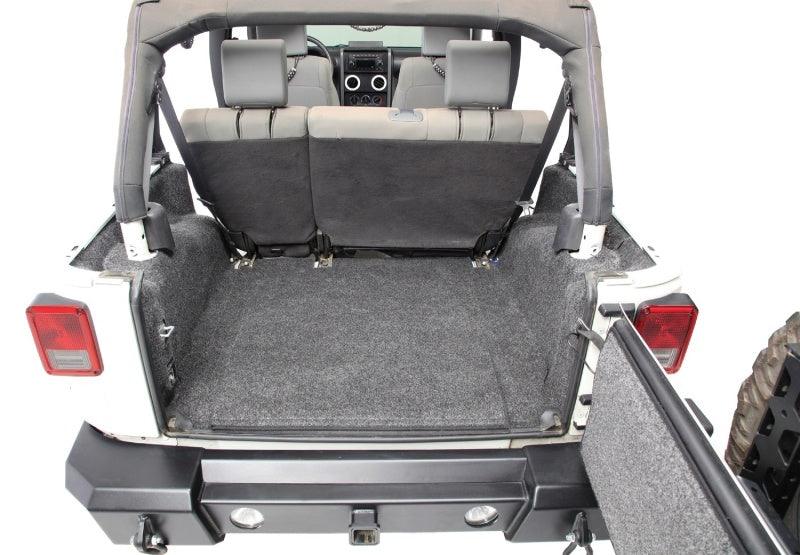 BedRug 07-10 Jeep JK 2Dr Rear 5pc Cargo Kit (Incl Tailgate & Tub Liner) - Corvette Realm