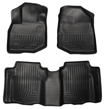 Load image into Gallery viewer, Husky Liners 09-12 Honda Fit WeatherBeater Combo Black Floor Liners - Corvette Realm